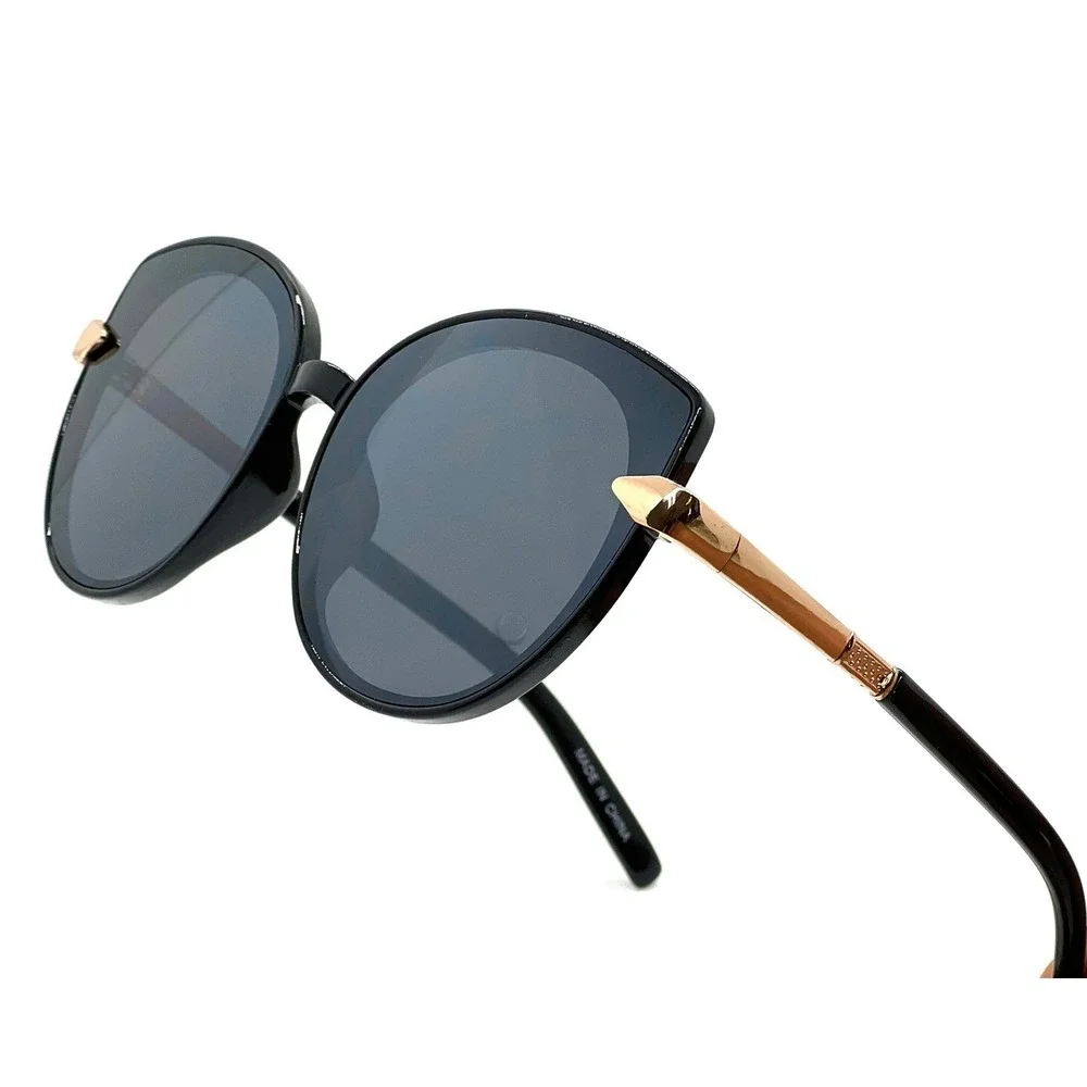 The Fresh Women's Oversized Jackie O Cat Eye Hybrid Butterfly Fashion Sunglasses